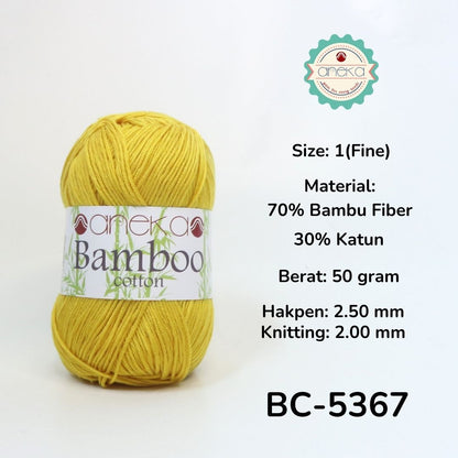 KATALOG - Benang Rajut Katun Bambu / Bamboo Soft Cotton Crochet Knittin Yarn - Part 1