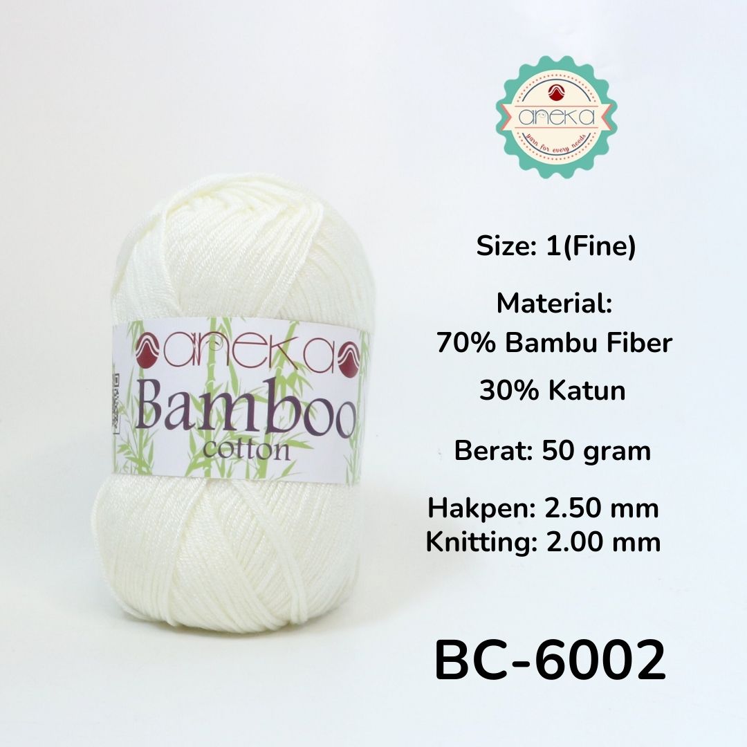 KATALOG - Benang Rajut Katun Bambu / Bamboo Soft Cotton Crochet Knittin Yarn - Part 1