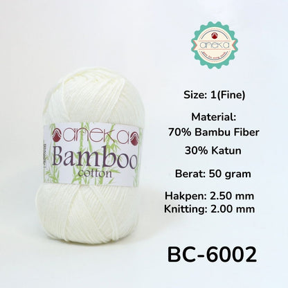 KATALOG - Benang Rajut Katun Bambu / Bamboo Soft Cotton Crochet Knittin Yarn - Part 1