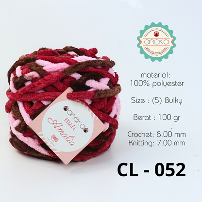 KATALOG - Benang Rajut Chenille Midi Amalia Yarn PART 2