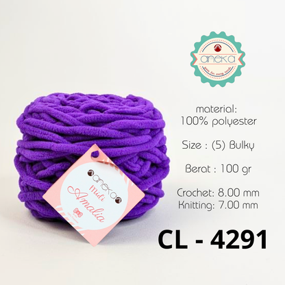 KATALOG - Benang Rajut Chenille Midi Amalia Yarn PART 1