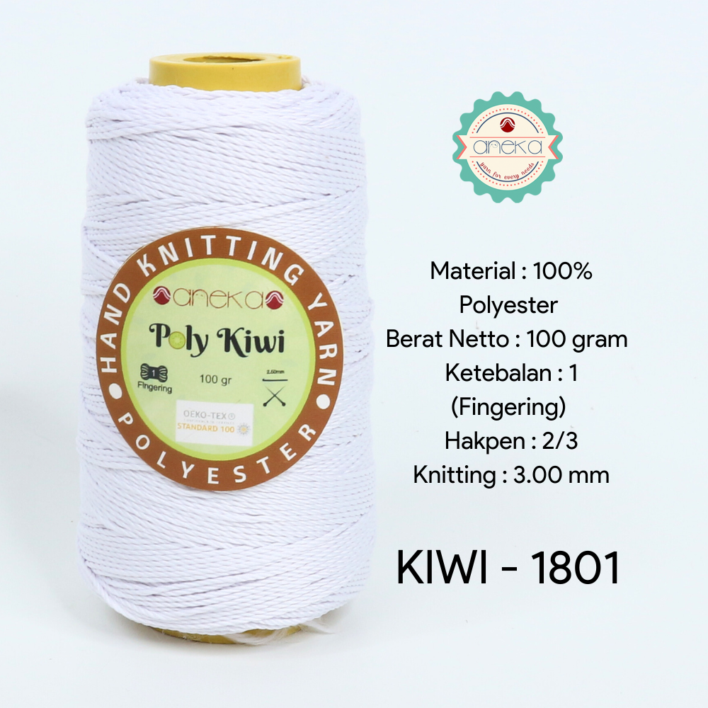 Katalog - Benang Rajut Poli / Poly Kiwi Yarn - PREMIUM - Part 1