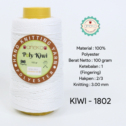 Katalog - Benang Rajut Poli / Poly Kiwi Yarn - PREMIUM - Part 1