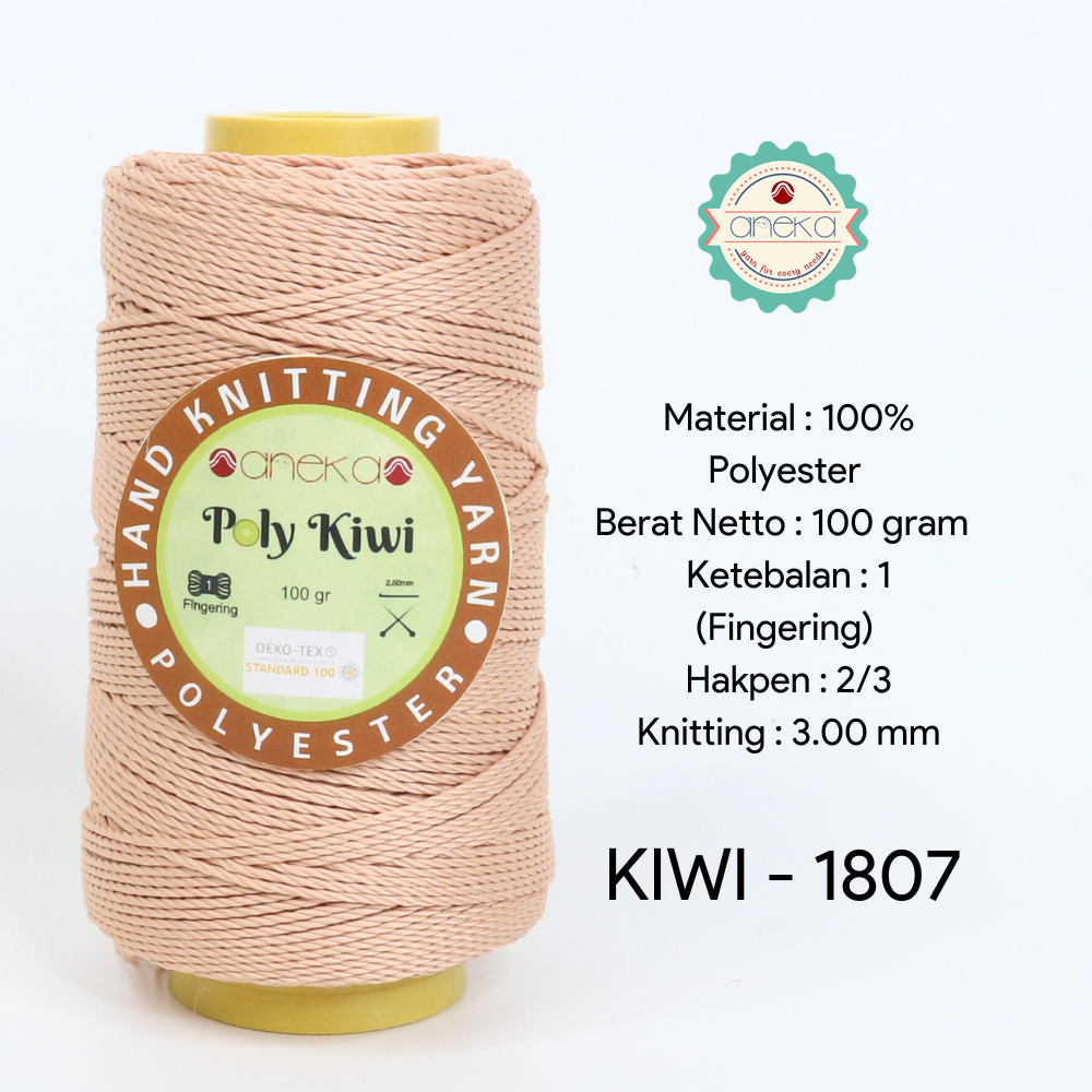 Katalog - Benang Rajut Poli / Poly Kiwi Yarn - PREMIUM - Part 1