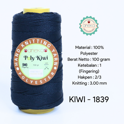 Katalog - Benang Rajut Poli / Poly Kiwi Yarn - PREMIUM - Part 1