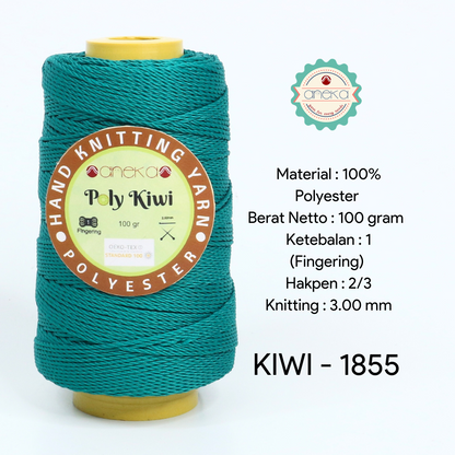 Katalog - Benang Rajut Poli / Poly Kiwi Yarn - PREMIUM - Part 1