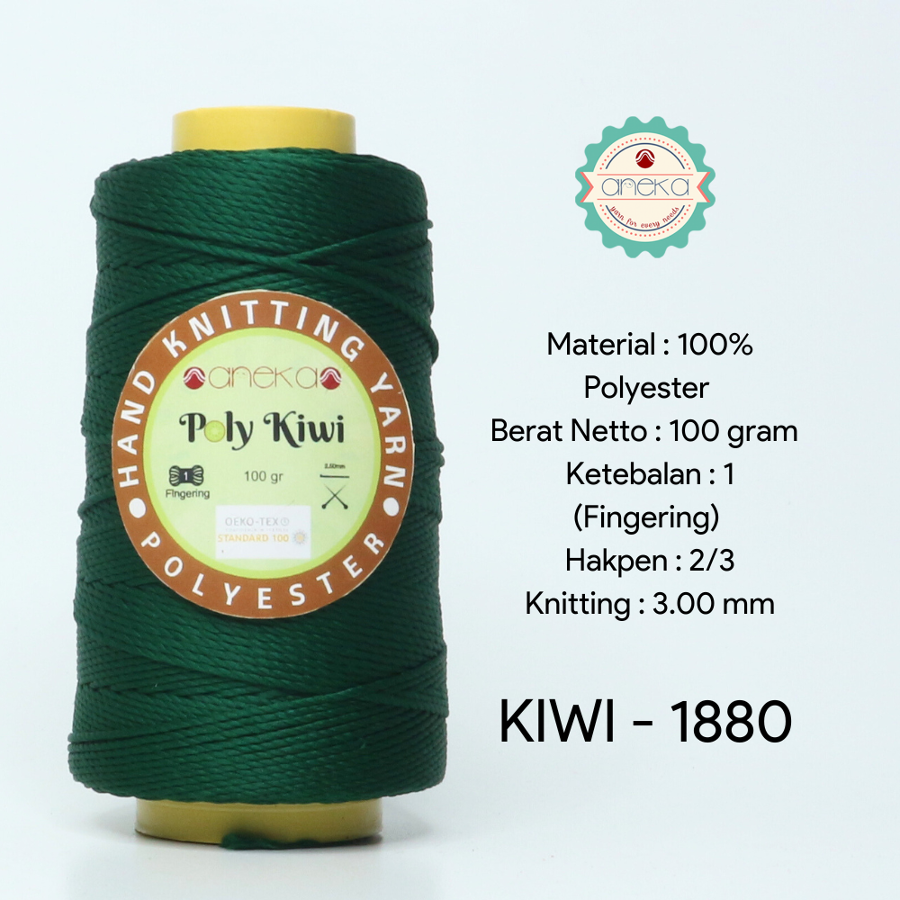 Katalog - Benang Rajut Poli / Poly Kiwi Yarn - PREMIUM - Part 1