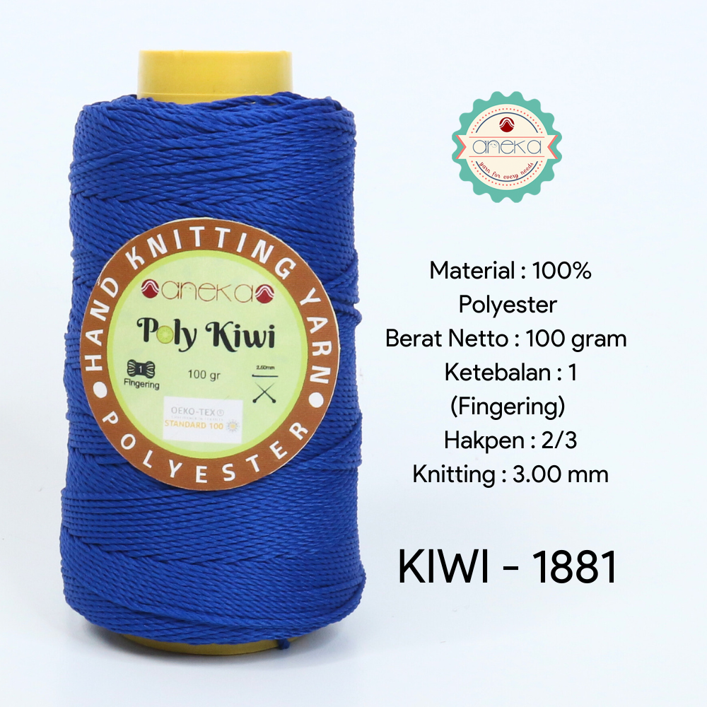 Katalog - Benang Rajut Poli / Poly Kiwi Yarn - PREMIUM - Part 1