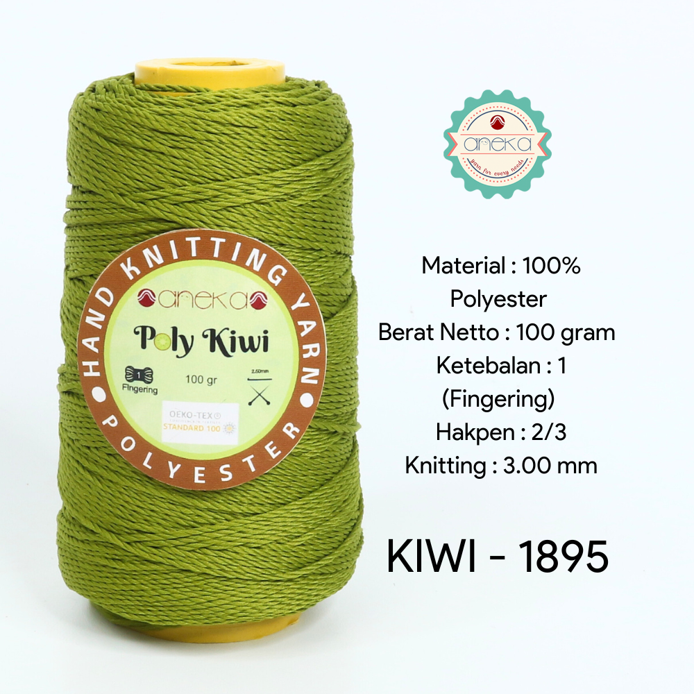 Katalog - Benang Rajut Poli / Poly Kiwi Yarn - PREMIUM - Part 1