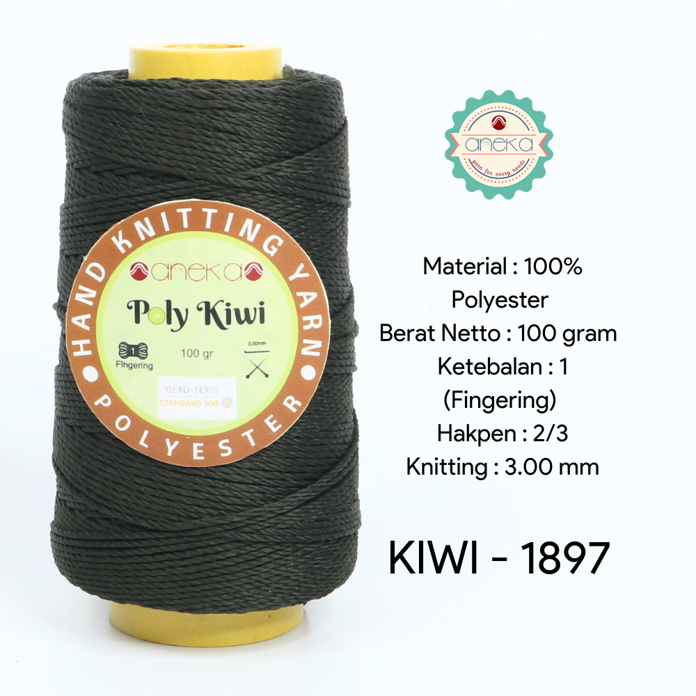 Katalog - Benang Rajut Poli / Poly Kiwi Yarn - PREMIUM - Part 1