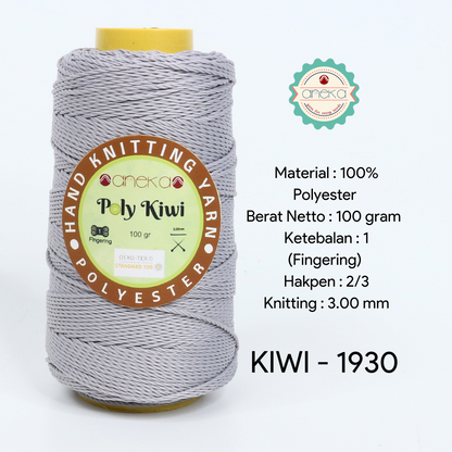 Katalog - Benang Rajut Poli / Poly Kiwi Yarn - PREMIUM - Part 1