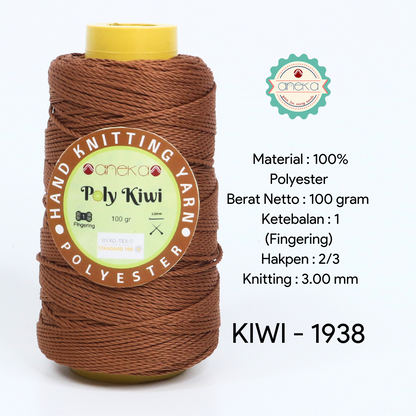 Katalog - Benang Rajut Poli / Poly Kiwi Yarn - PREMIUM - Part 1