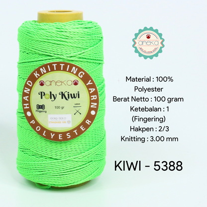 Katalog - Benang Rajut Poli / Poly Kiwi Yarn - PREMIUM - Part 1