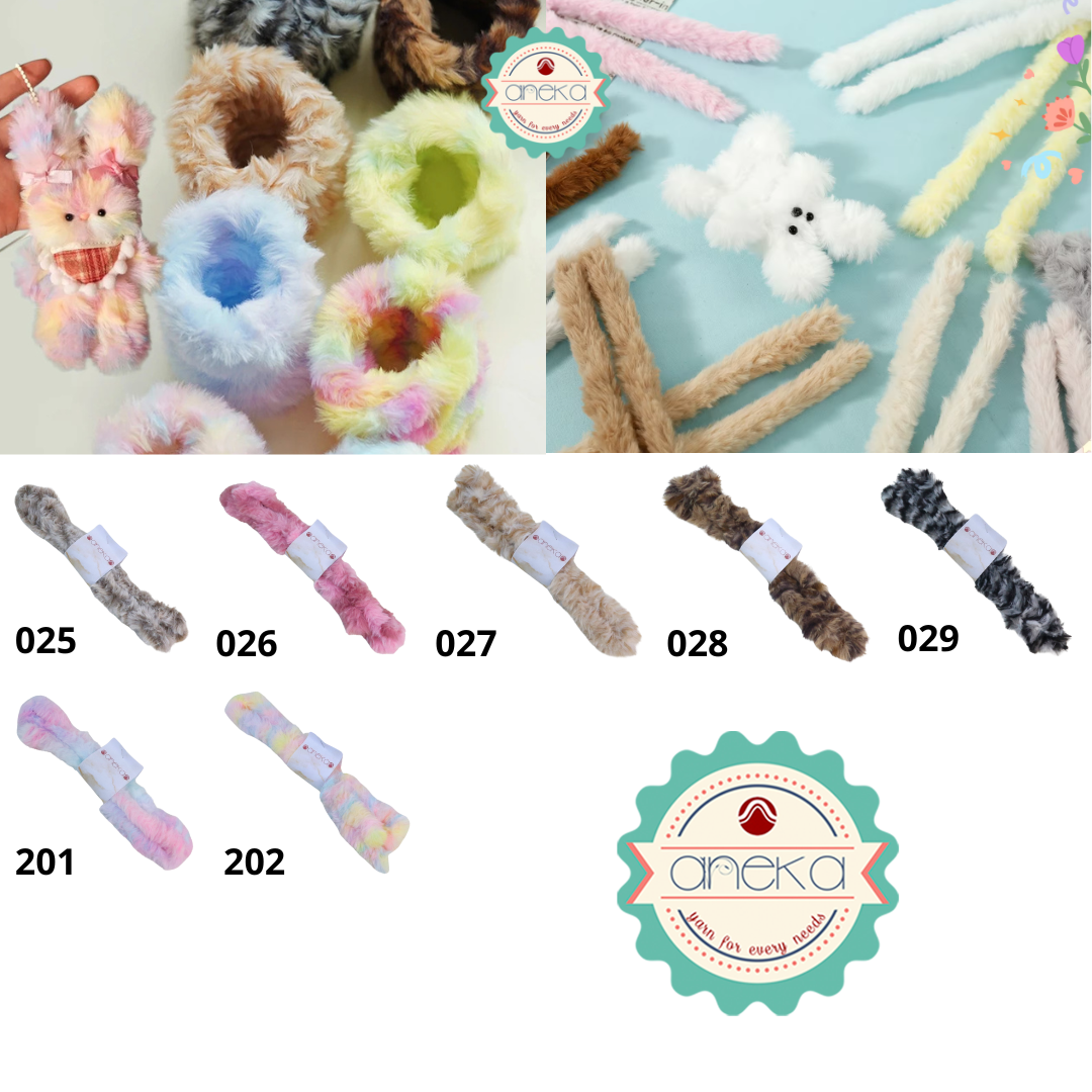 KATALOG - Kawat Bulu Daisy Tebal Premium / Boneka Kawat / Toys Wire Twisting / Pipe Cleaner Fuzzy Fur Chunky Fluffy Plush