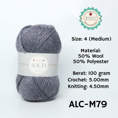 KATALOG - Benang Rajut Wool Alicia / Crochet Knitting Yarn - Part 1