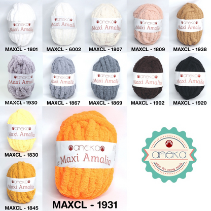 CATALOG - Maxi Amalia / Chenille / Jumbo Knitting Yarn Part 2