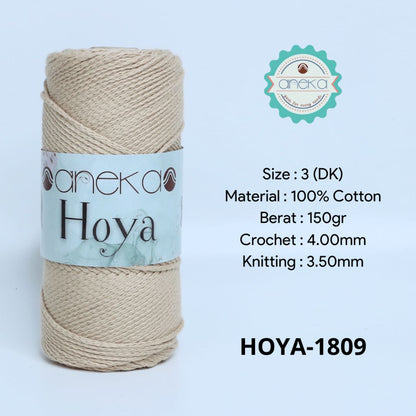 KATALOG - Benang Rajut Hoya / Cotton Rope Macrame Cord Crochet Yarn