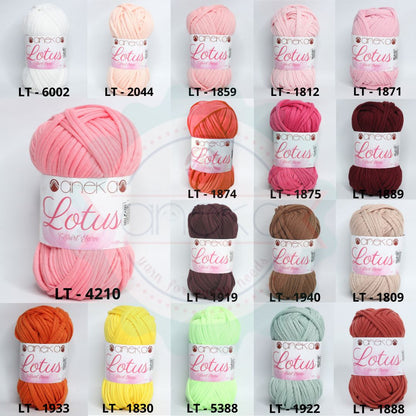 KATALOG - Benang Rajut Lotus / TShirt / Kaos Yarn PART 4