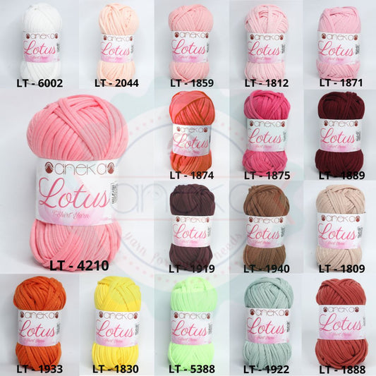 KATALOG - Benang Rajut Lotus / TShirt / Kaos Yarn PART 4