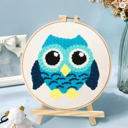 KATALOG - Round Canvas Punch Needle ANK / Kanvas Punch Bulat DIY