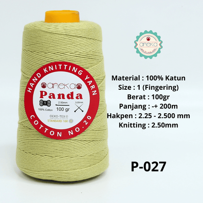 KATALOG - Benang Rajut Katun Panda / Cotton Yarn 1