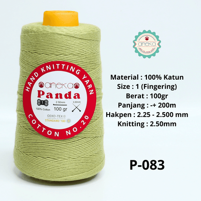 KATALOG - Benang Rajut Katun Panda / Cotton Yarn 1