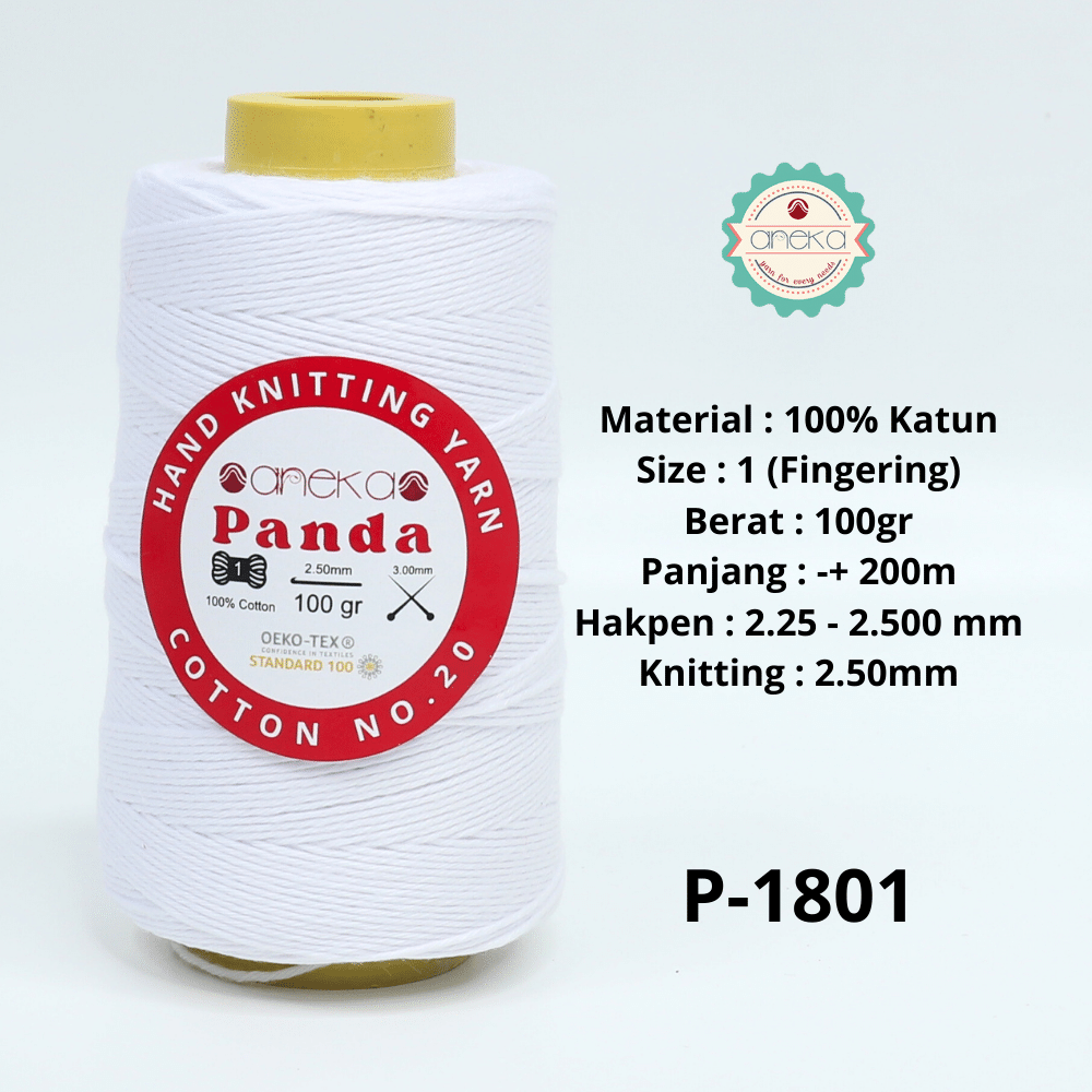 KATALOG - Benang Rajut Katun Panda / Cotton Yarn 1