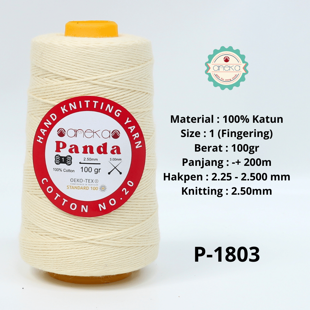 KATALOG - Benang Rajut Katun Panda / Cotton Yarn 1