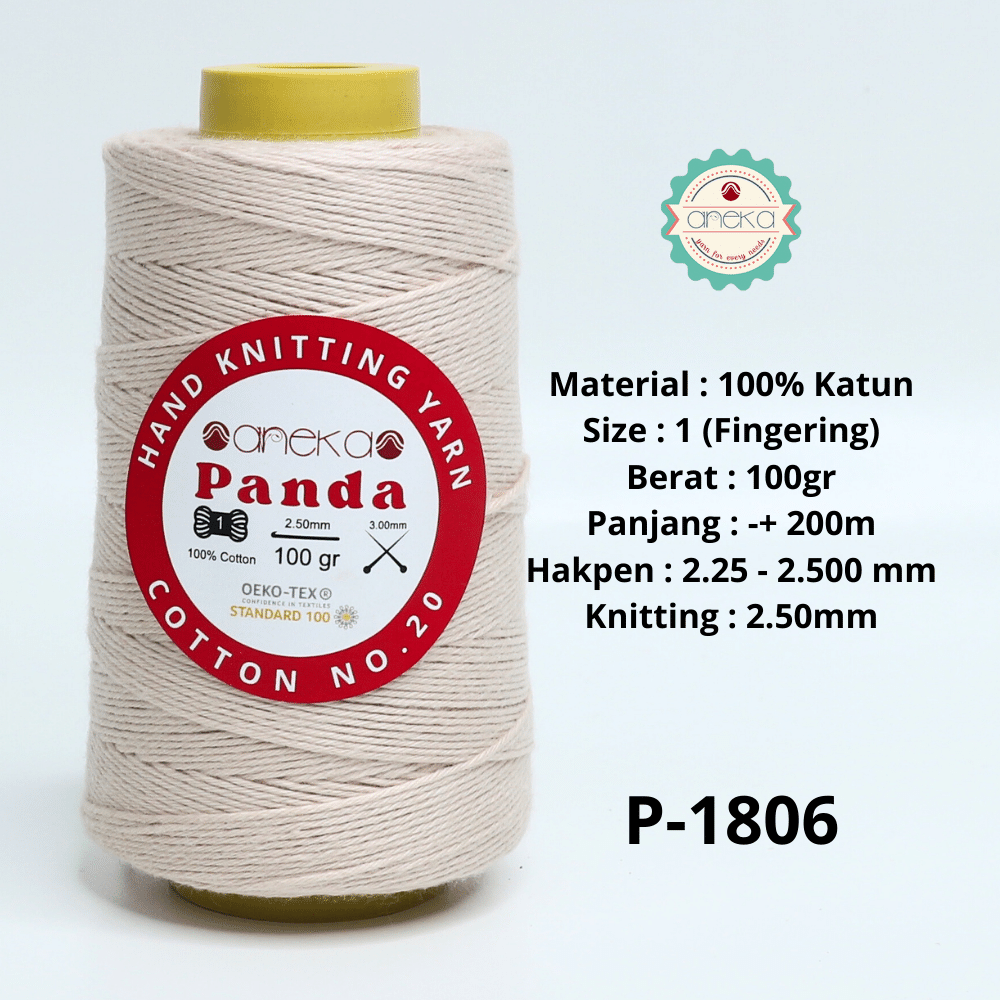 KATALOG - Benang Rajut Katun Panda / Cotton Yarn 1