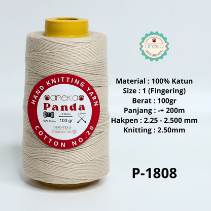 KATALOG - Benang Rajut Katun Panda / Cotton Yarn 1