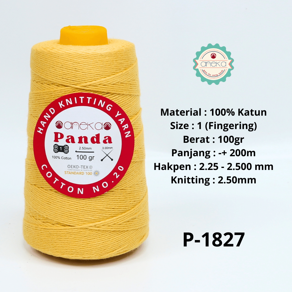 KATALOG - Benang Rajut Katun Panda / Cotton Yarn 1