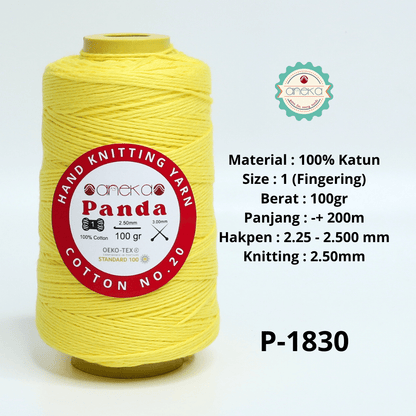 KATALOG - Benang Rajut Katun Panda / Cotton Yarn 1