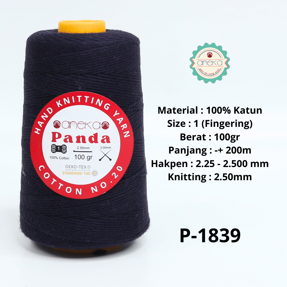 KATALOG - Benang Rajut Katun Panda / Cotton Yarn 1