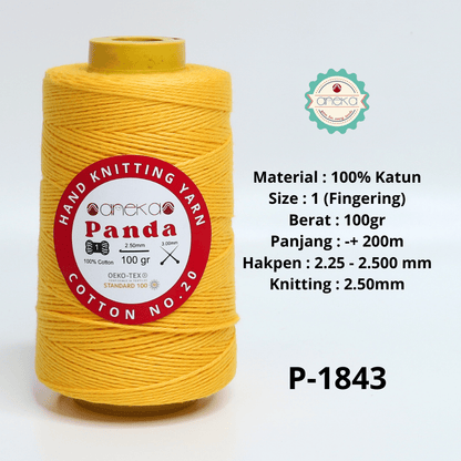 KATALOG - Benang Rajut Katun Panda / Cotton Yarn 1