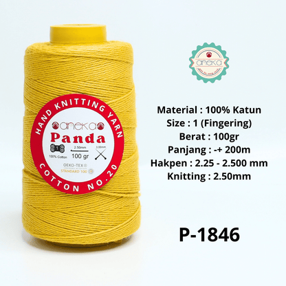 KATALOG - Benang Rajut Katun Panda / Cotton Yarn 1