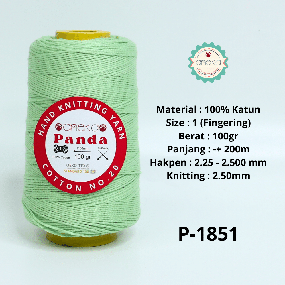 KATALOG - Benang Rajut Katun Panda / Cotton Yarn 1