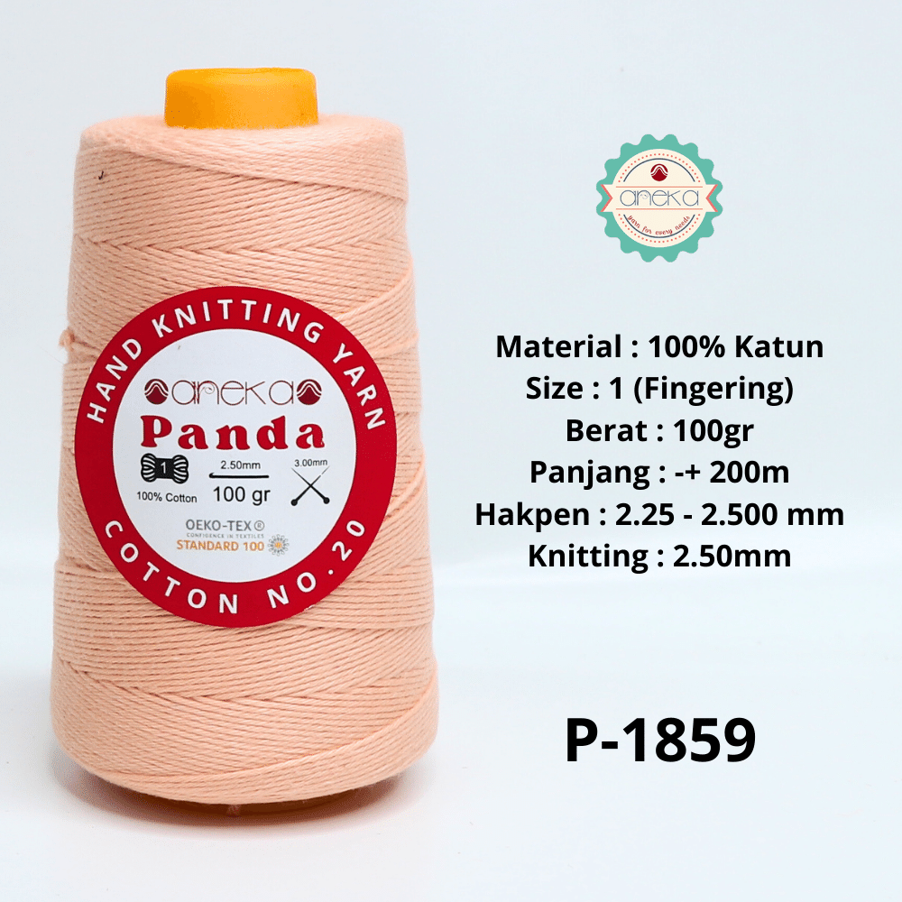 KATALOG - Benang Rajut Katun Panda / Cotton Yarn 1