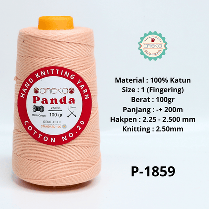 KATALOG - Benang Rajut Katun Panda / Cotton Yarn 1