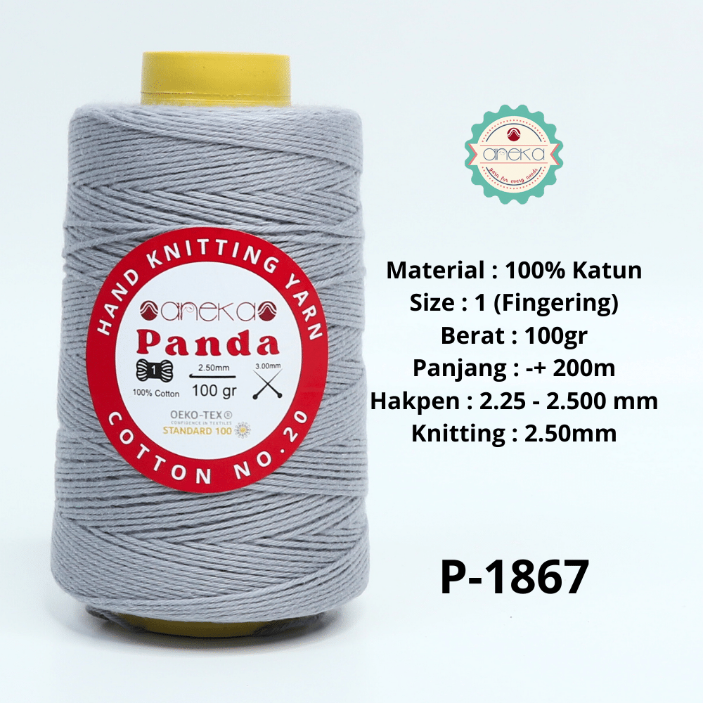 KATALOG - Benang Rajut Katun Panda / Cotton Yarn 1