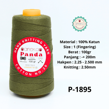 KATALOG - Benang Rajut Katun Panda / Cotton Yarn 1