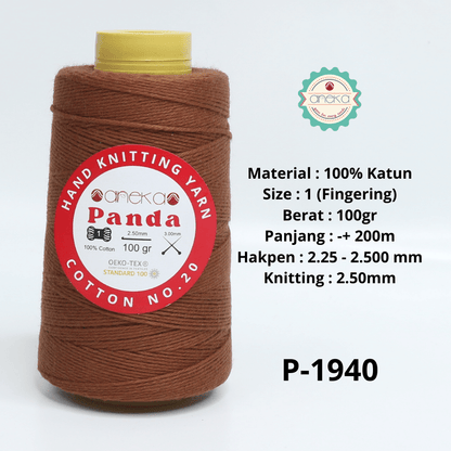 KATALOG - Benang Rajut Katun Panda / Cotton Yarn 1