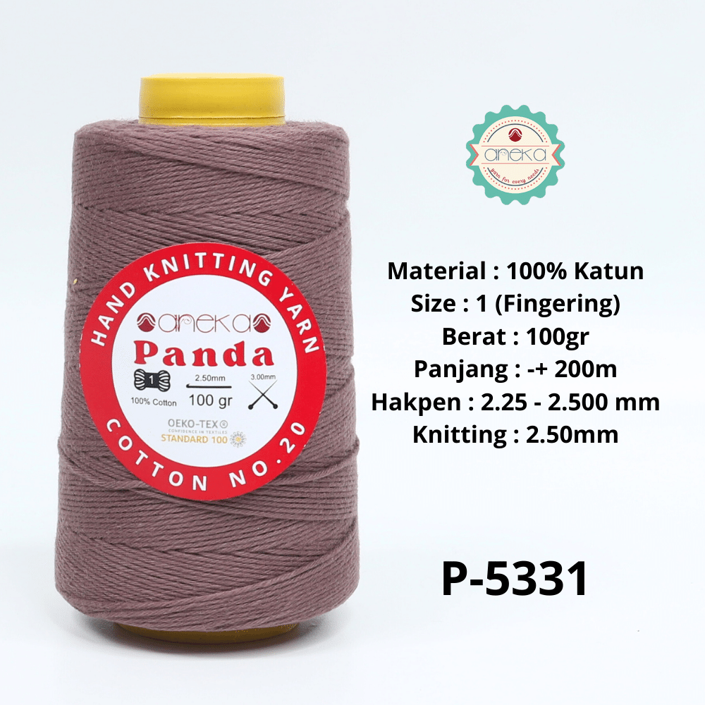 KATALOG - Benang Rajut Katun Panda / Cotton Yarn 1