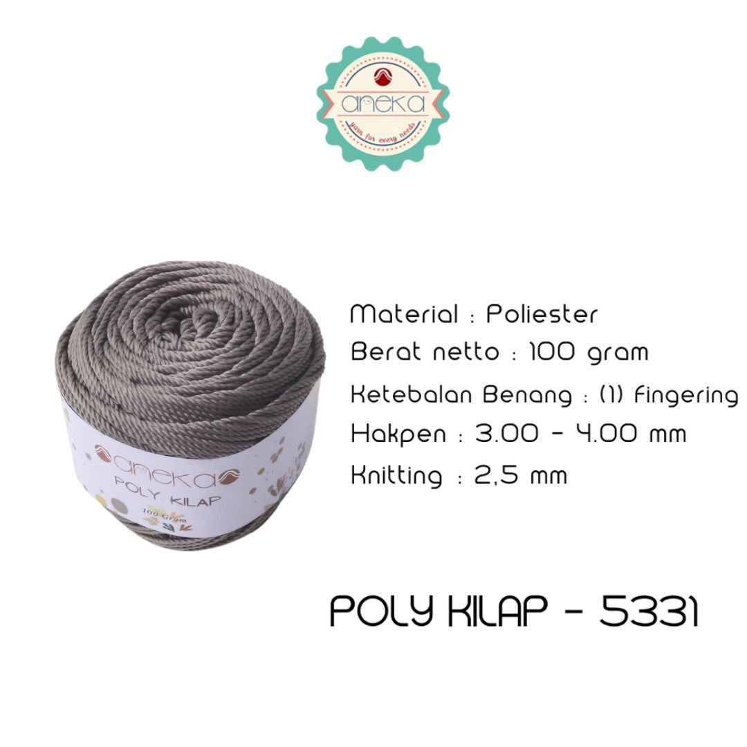 KATALOG - PREMIUM Benang Rajut Polyester/ Poliester / Poli Poly Kilap Warna PART 1