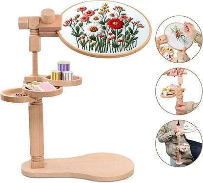 ANEKA - Embroidery Standing Hoop / Kaki Pemidangan / Penjepit / Alat Bantu Midangan Sulam praktis - PREMIUM