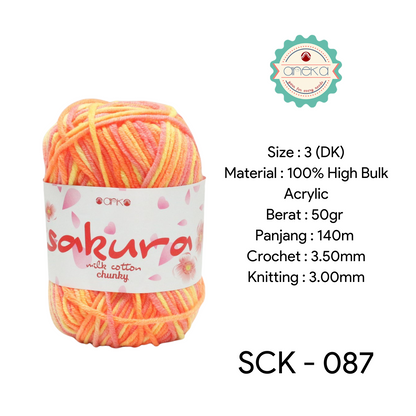 CATALOG - Sakura Milk Cotton Chunky Mix Sembur Mix Cotton Knitting Yarn PART 3