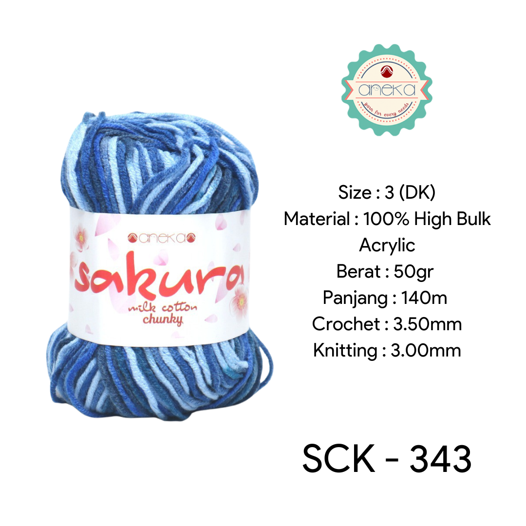 CATALOG - Sakura Milk Cotton Chunky Mix Sembur Mix Cotton Knitting Yarn PART 3