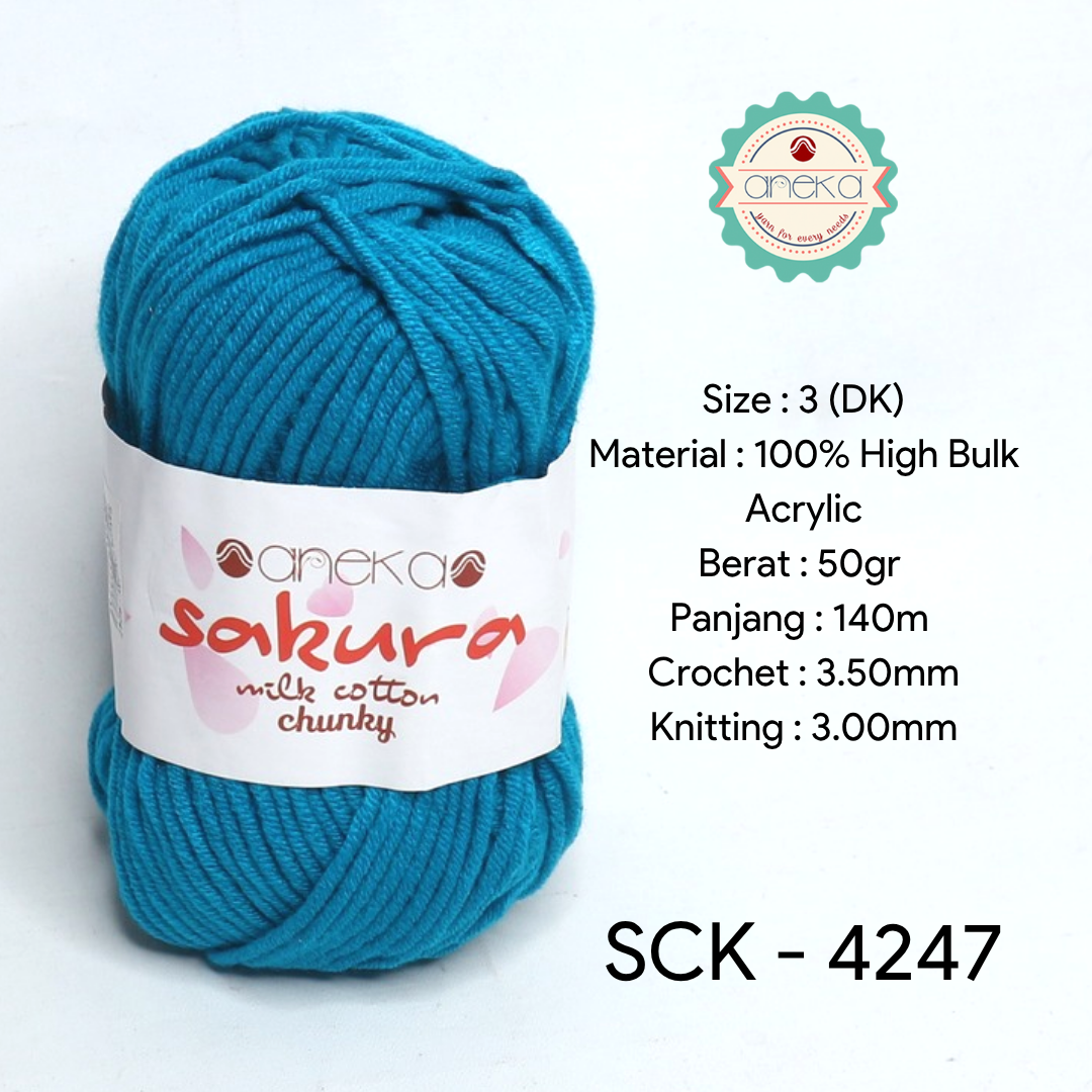 KATALOG - Benang Rajut Katun Susu Sakura Milk Cotton Chunky PART 1