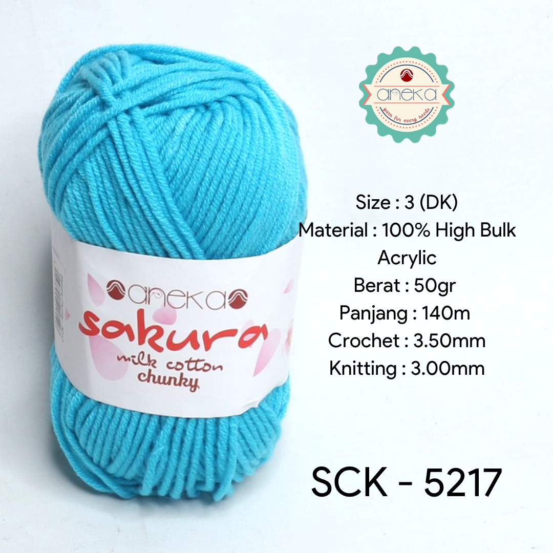KATALOG - Benang Rajut Katun Susu Sakura Milk Cotton Chunky PART 1