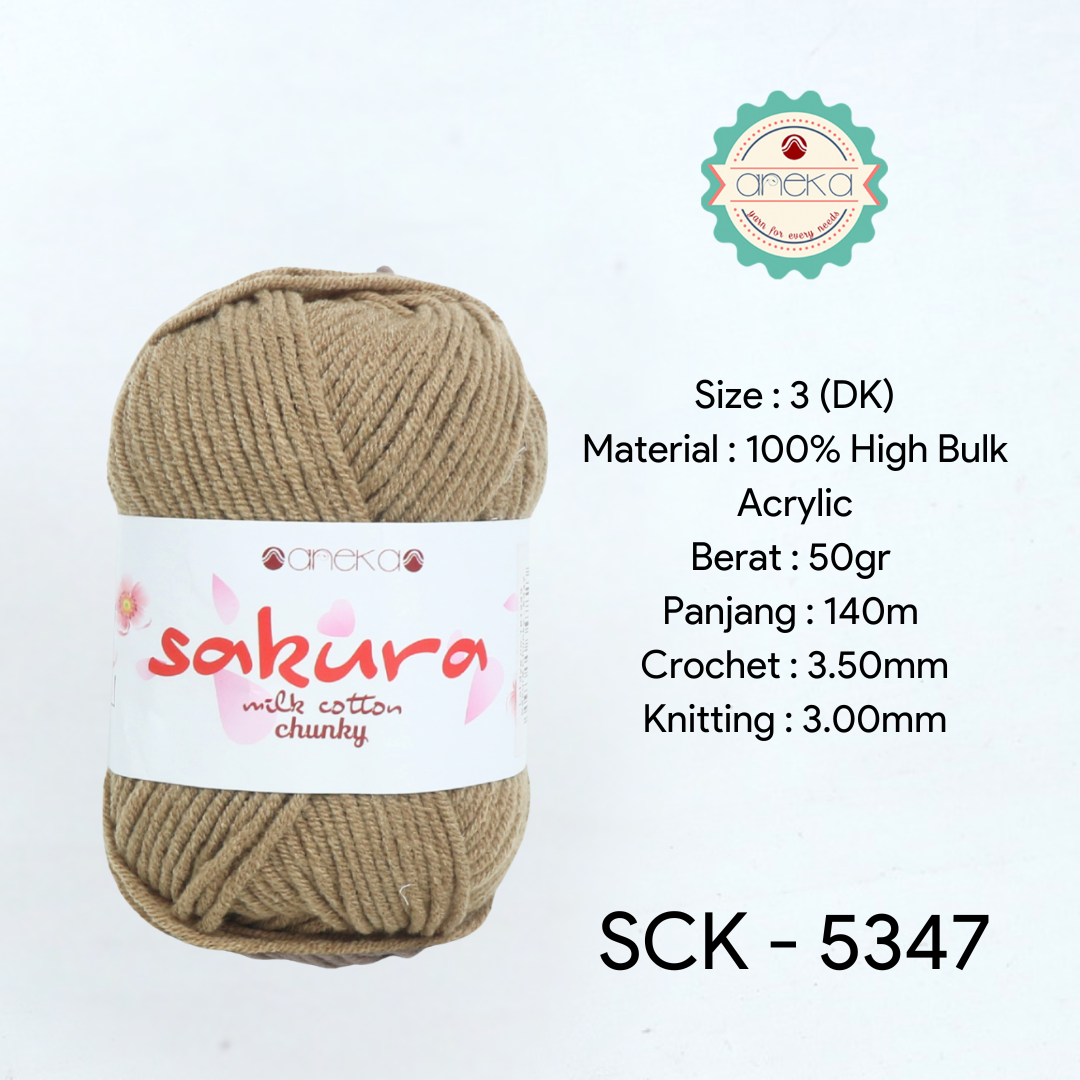 KATALOG - Benang Rajut Katun Susu Sakura Milk Cotton Chunky PART 1