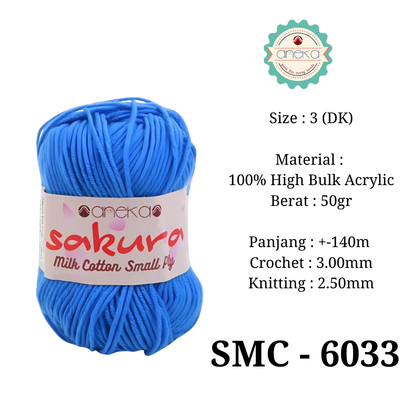 KATALOG - Benang Rajut Katun Susu 4 ply / Sakura SMALL PLY Milk Cotton Yarn - 2